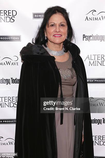 Co-producer Sarab Zavaleta attends the New York premiere of "Altered Minds" held at the Helen Mills Theater on November 18, 2015 in New York City.