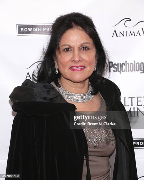 Co-producer Sarab Zavaleta attends the New York premiere of "Altered Minds" held at the Helen Mills Theater on November 18, 2015 in New York City.