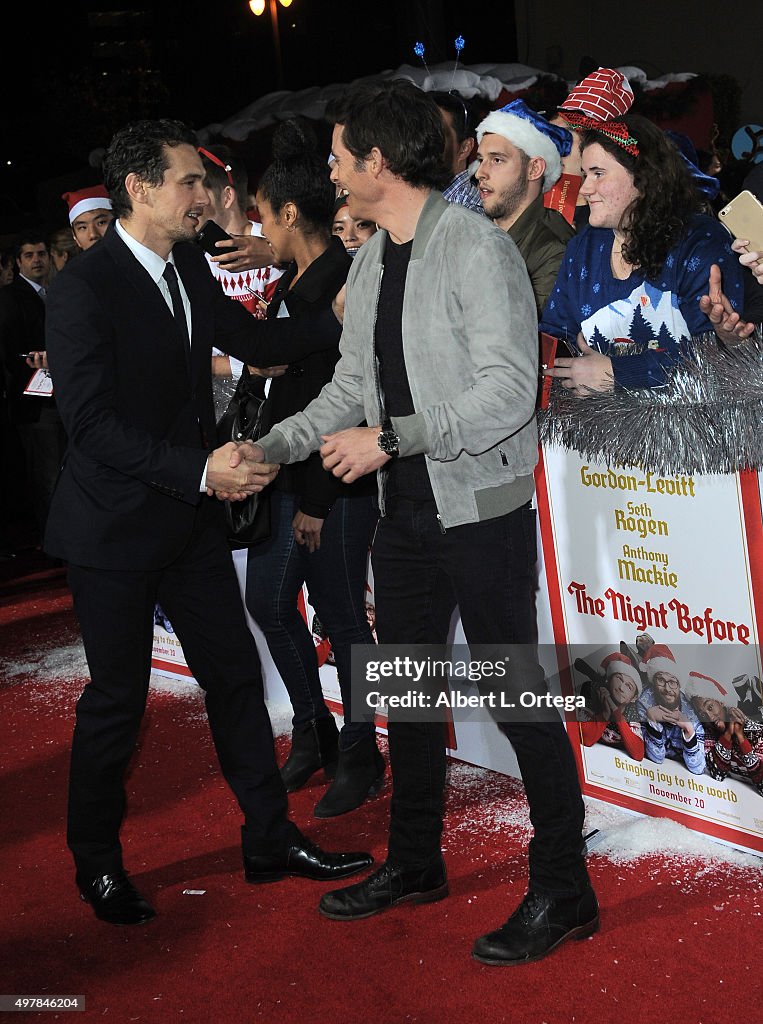 Premiere Of Columbia Pictures' "The Night Before" - Arrivals