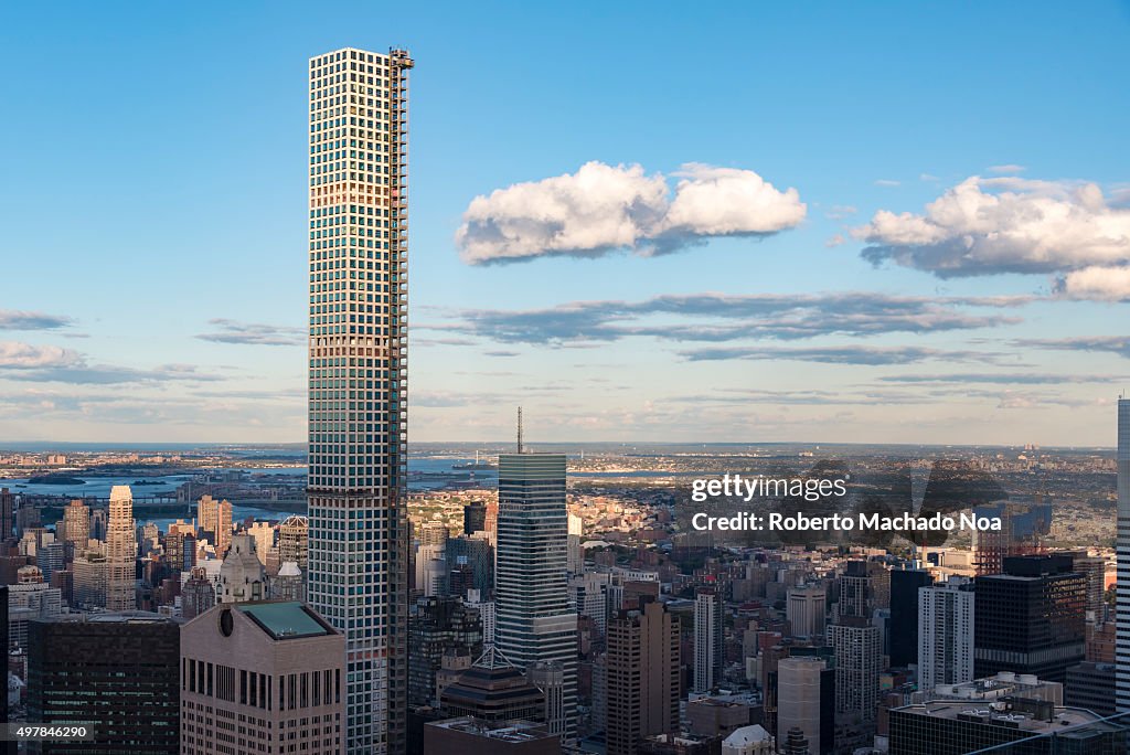 New York landmarks and attractions: 432 Park Avenue building...