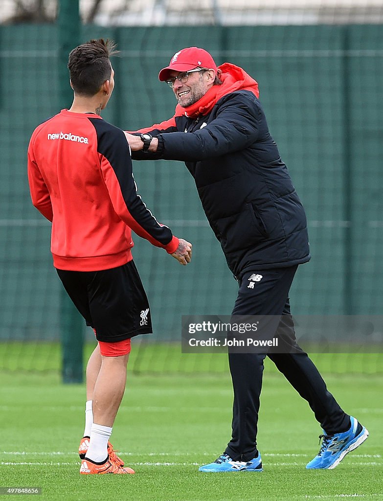 Liverpool FC Training & Press Conference