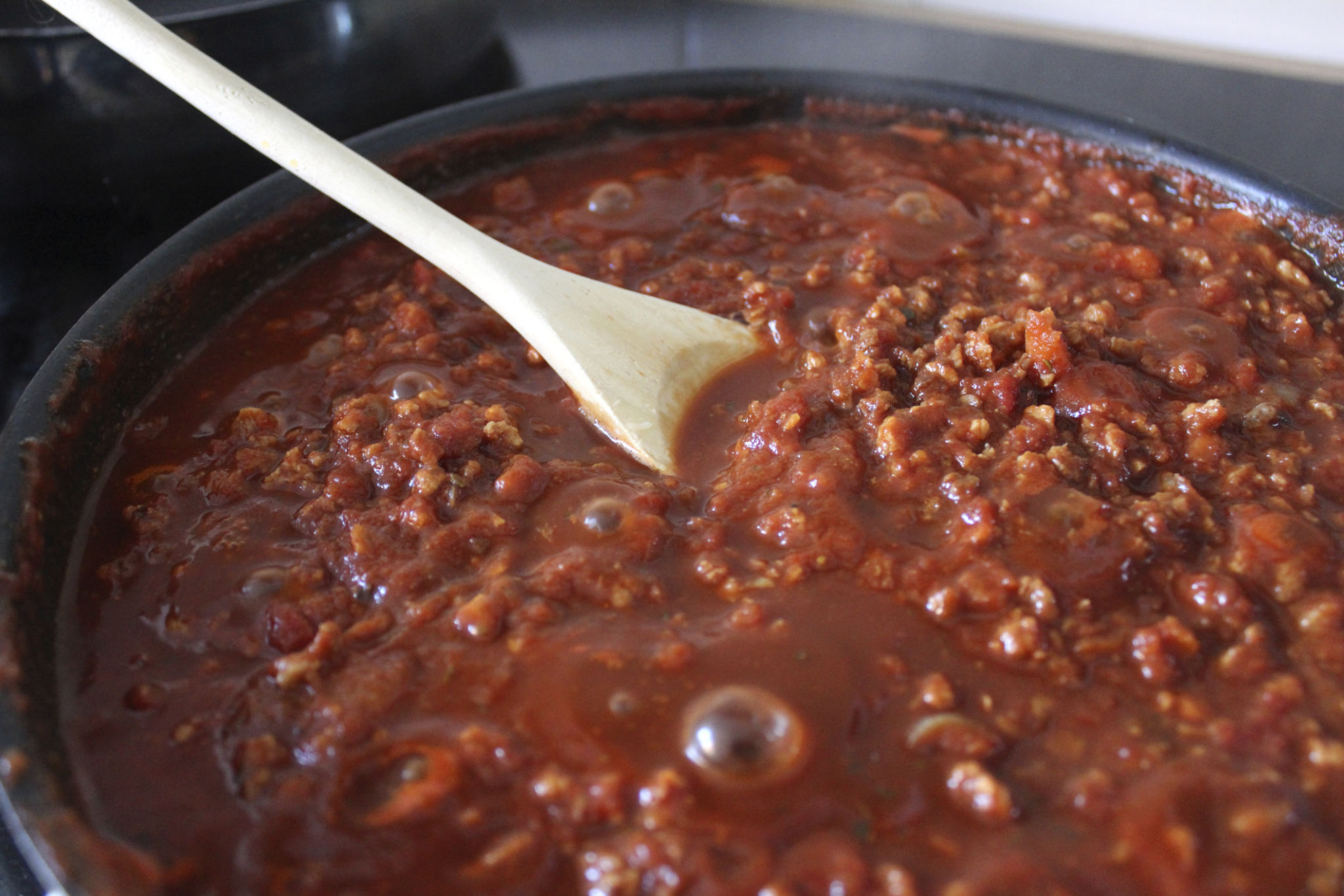 tomato sauce cooking