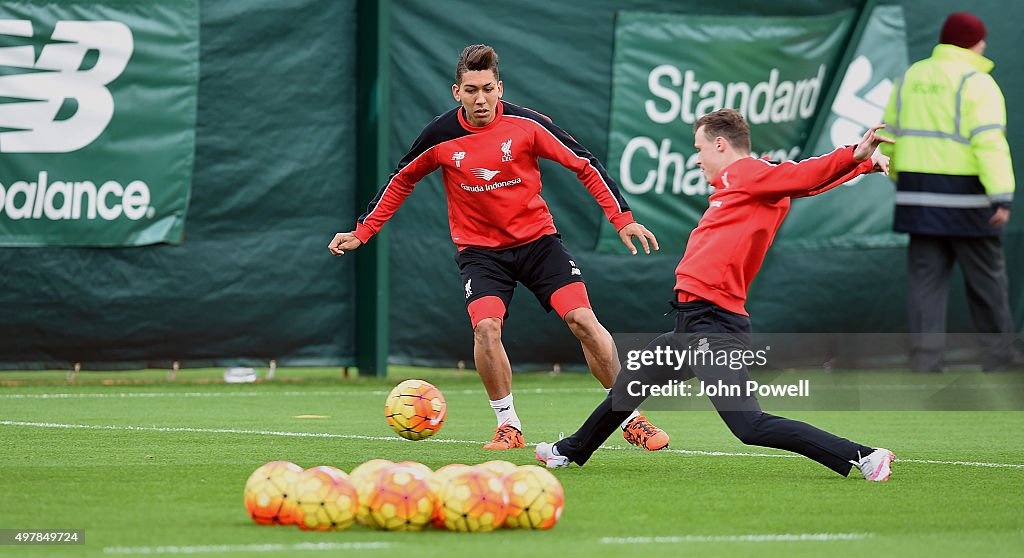 Liverpool FC Training & Press Conference