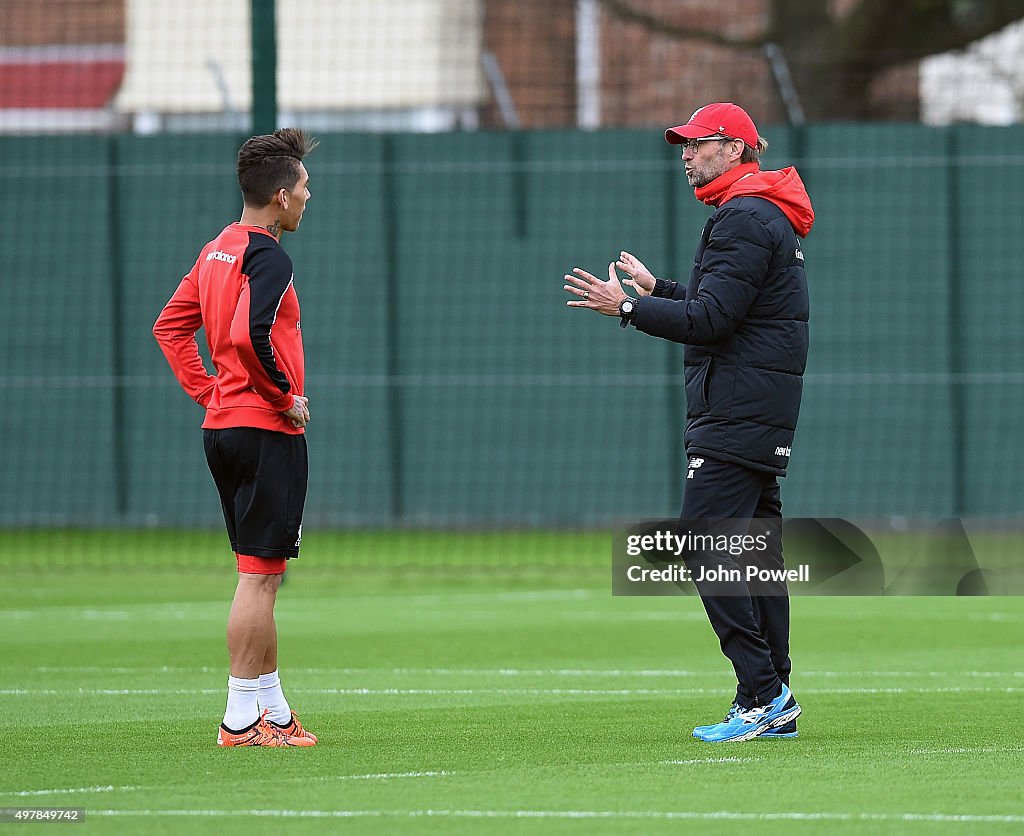 Liverpool FC Training & Press Conference