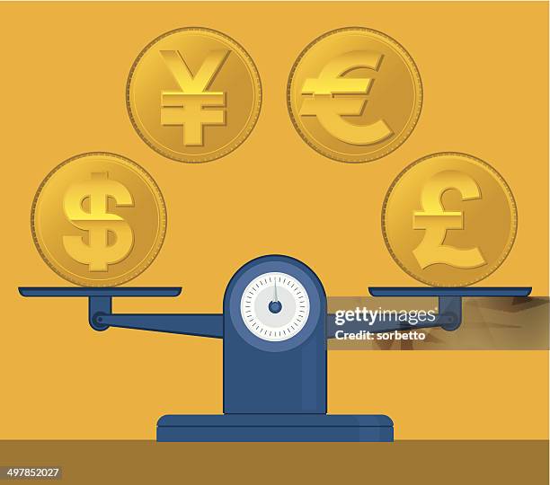 weight scale - unbalanced scale vector stock illustrations