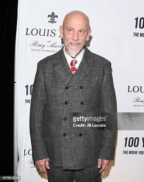 John Malkovich attends Louis XIII Celebration of '100 Years' The Movie You Will Never See, starring John Malkovich at a private residence on November...