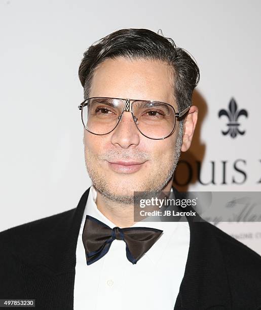 Cameron Silver attends Louis XIII Celebration of '100 Years' The Movie You Will Never See, starring John Malkovich at a private residence on November...