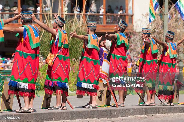 inti raymi festival. religion and tradition, inca. cusco, peru. - inti raymi festival stock pictures, royalty-free photos & images