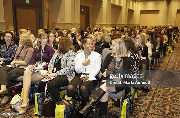 Guests attend "Understanding the Science and Art of Receiving Feedback to Negotiate What Matters Most" session during Pennsylvania Conference For...
