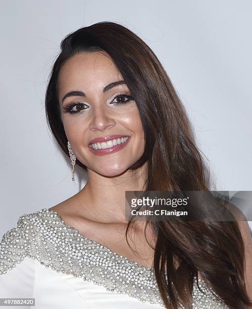 Actress Sharlene Taule attends the 2015 Latin GRAMMY Person of the Year honoring Roberto Carlos at the Mandalay Bay Events Center on November 18,...