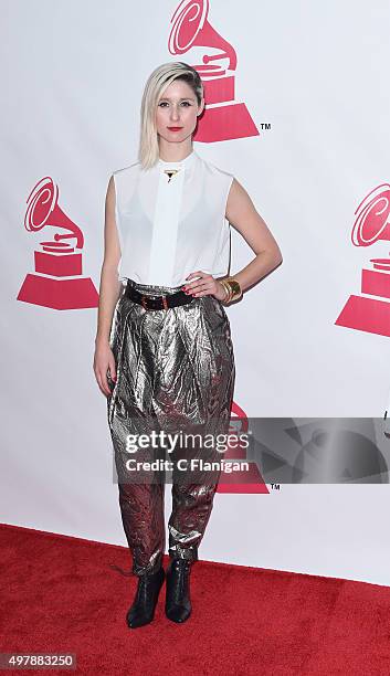 Francisca Valenzuela attends the 2015 Latin GRAMMY Person of the Year honoring Roberto Carlos at the Mandalay Bay Events Center on November 18, 2015...