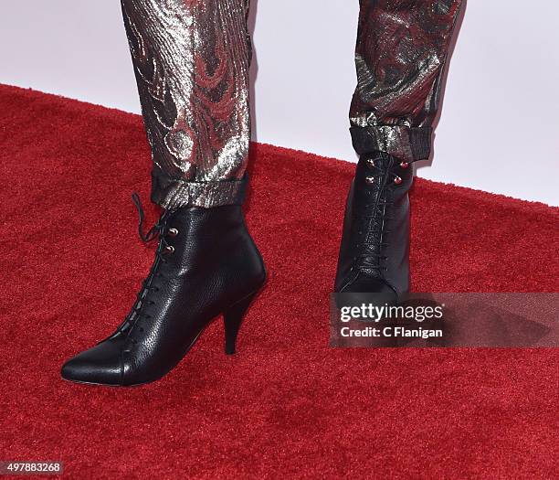 Francisca Valenzuela, Shoe Detail, attends the 2015 Latin GRAMMY Person of the Year honoring Roberto Carlos at the Mandalay Bay Events Center on...