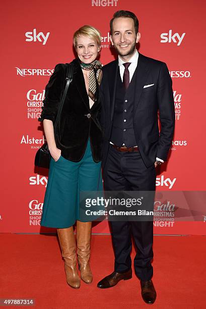 Susann Atwell and Timo Weber of Alsterhaus attend GALA Christmas Shopping Night 2015 at Alsterhaus on November 19, 2015 in Hamburg, Germany.