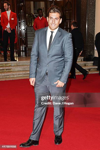 James Argent attends the ITV Gala at London Palladium on November 19, 2015 in London, England.