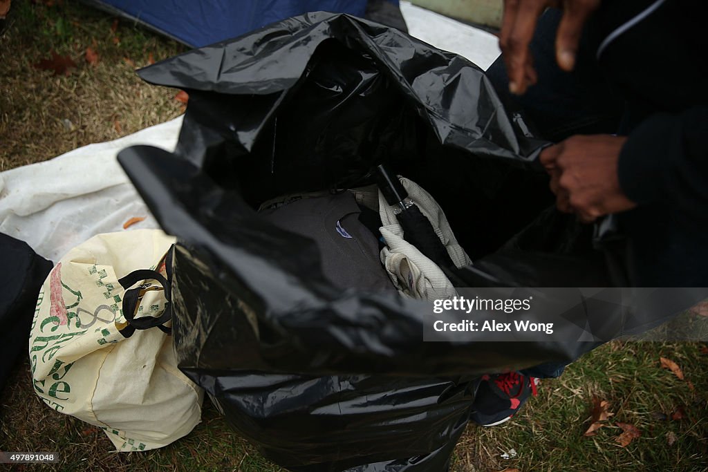 Homeless Encampment In Washington DC Park Refuses Order To Move