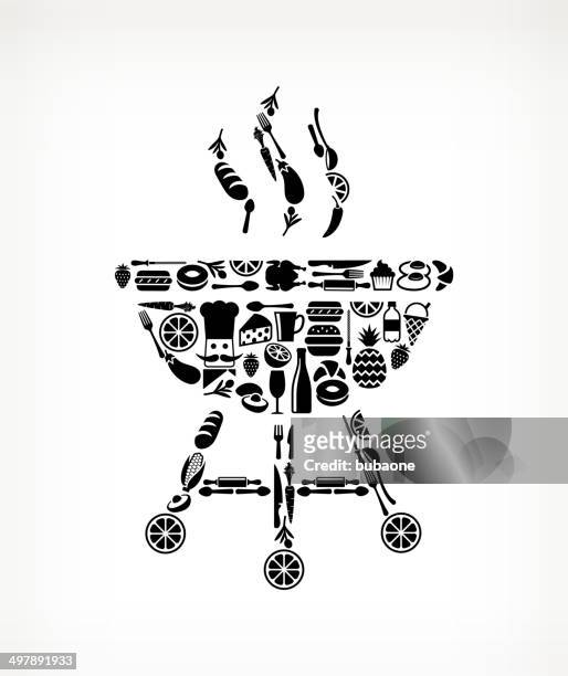 illustrations, cliparts, dessins animés et icônes de grill repas & boisson art vectorielles libres de droits - côte de boeuf