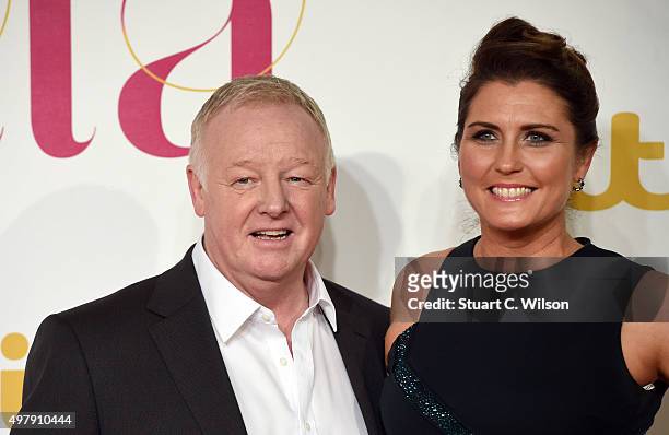 Les Dennis and Claire Nicholson attend the ITV Gala at London Palladium on November 19, 2015 in London, England.