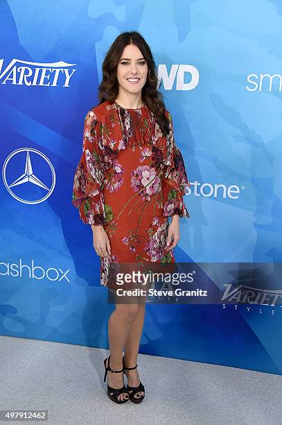 Honoree Lisa Eldridge attends the WWD And Variety inaugural stylemakers' event at Smashbox Studios on November 19, 2015 in Culver City, California.