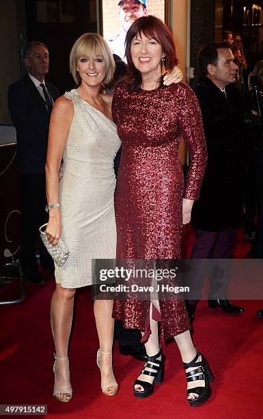 Jane Moore and Janet Street-Porter attend the ITV Gala at London Palladium on November 19, 2015 in London, England.