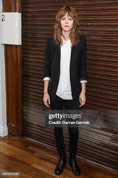 Freja Beha Erichsen attends AnOther x Byredo dinner at Liberty on November 19, 2015 in London, England.