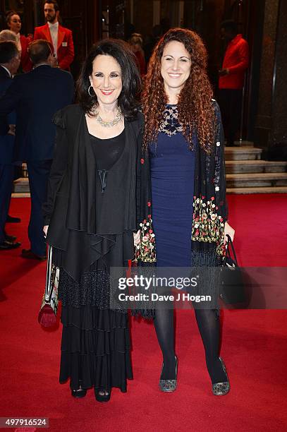 Lesley Joseph and Elizabeth Joseph attend the ITV Gala at London Palladium on November 19, 2015 in London, England.