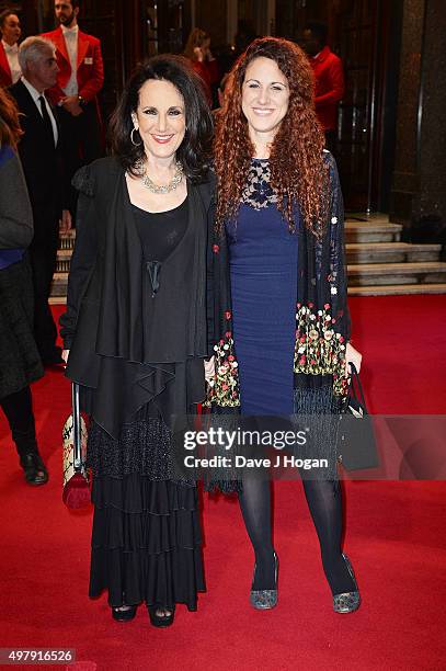 Lesley Joseph and Elizabeth Joseph attend the ITV Gala at London Palladium on November 19, 2015 in London, England.