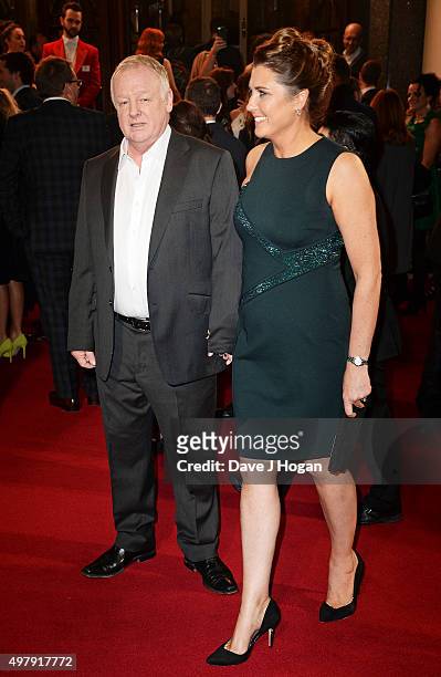 Les Dennis and Claire Nicholson attend the ITV Gala at London Palladium on November 19, 2015 in London, England.