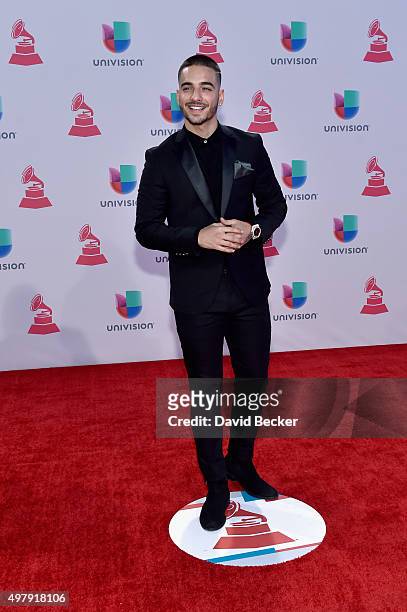 Recording artist Maluma attends the 16th Latin GRAMMY Awards at the MGM Grand Garden Arena on November 19, 2015 in Las Vegas, Nevada.