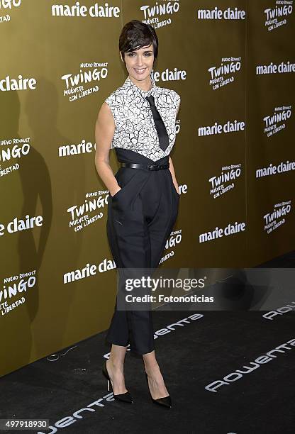 Paz Vega attends the 2015 Marie Claire Prix de la Mode at Callao Cinema on November 19, 2015 in Madrid, Spain.