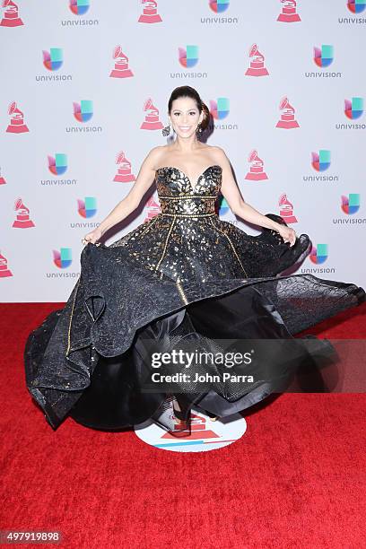 Personality Lourdes Stephen attends the 16th Latin GRAMMY Awards at the MGM Grand Garden Arena on November 19, 2015 in Las Vegas, Nevada.