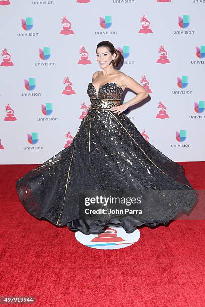 Personality Lourdes Stephen attends the 16th Latin GRAMMY Awards at the MGM Grand Garden Arena on November 19, 2015 in Las Vegas, Nevada.