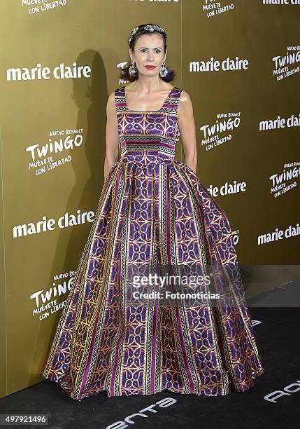 Teria Yabar attends the 2015 Marie Claire Prix de la Mode at Callao Cinema on November 19, 2015 in Madrid, Spain.