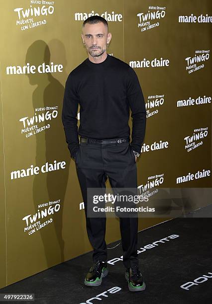 David Delfin attends the 2015 Marie Claire Prix de la Mode at Callao Cinema on November 19, 2015 in Madrid, Spain.