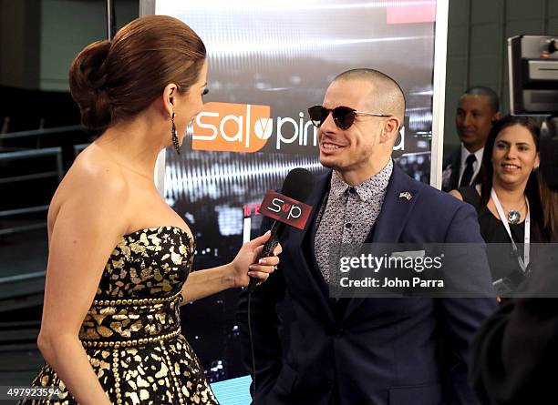 Personality Lourdes Stephen and Casper Smart attend the 16th Latin GRAMMY Awards at the MGM Grand Garden Arena on November 19, 2015 in Las Vegas,...