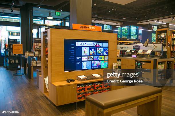 Online giant, Amazon.com, has opened its first "brick and mortar" retail bookstore as viewed on November 5 in Seattle, Washington. The store. Called...