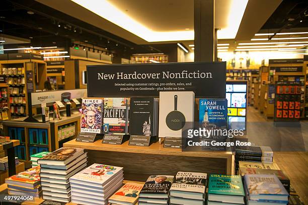 Online giant, Amazon.com, has opened its first "brick and mortar" retail bookstore as viewed on November 5 in Seattle, Washington. The store. Called...