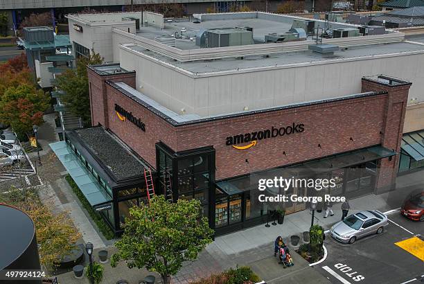 Online giant, Amazon.com, has opened its first "brick and mortar" retail bookstore as viewed on November 5 in Seattle, Washington. The store. Called...