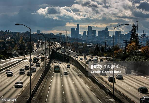 Seattle Freeway Downtown Seattle Freeway Photos and Premium High Res Pictures - Getty ...