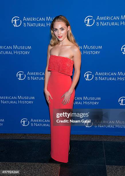 AnnaSophia Robb attends the 2015 American Museum of Natural History Museum Gala at American Museum of Natural History on November 19, 2015 in New...