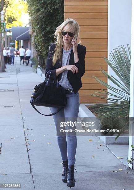 Kimberly Stewart is seen on November 19, 2015 in Los Angeles, California.