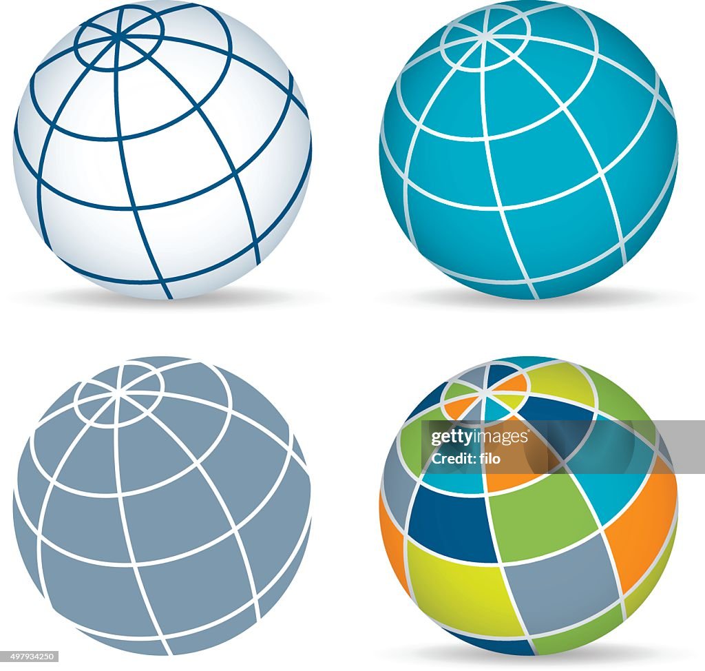 Reference Sphere Symbol Globe Sphere Symbols High-Res Vector Graphic - Getty Images
