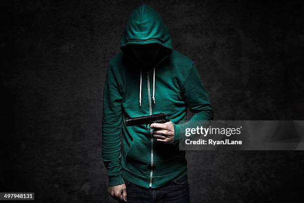 gun violence student shooting - hooded top stock pictures, royalty-free photos & images