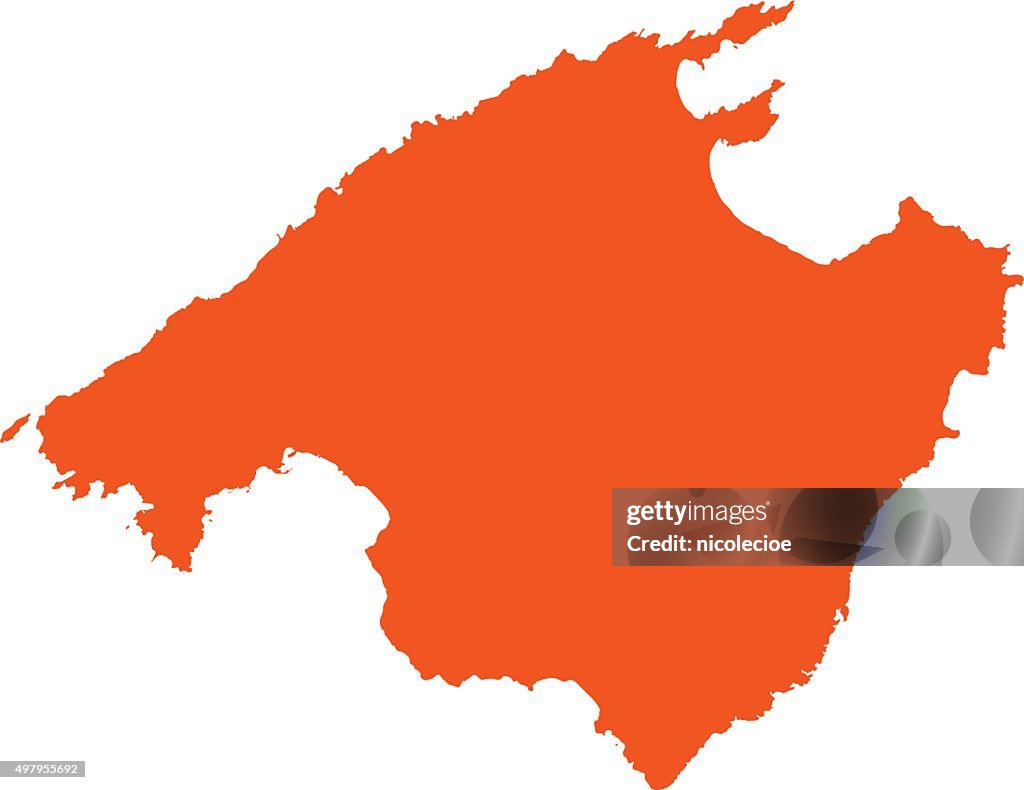Carte détaillée de Majorque
