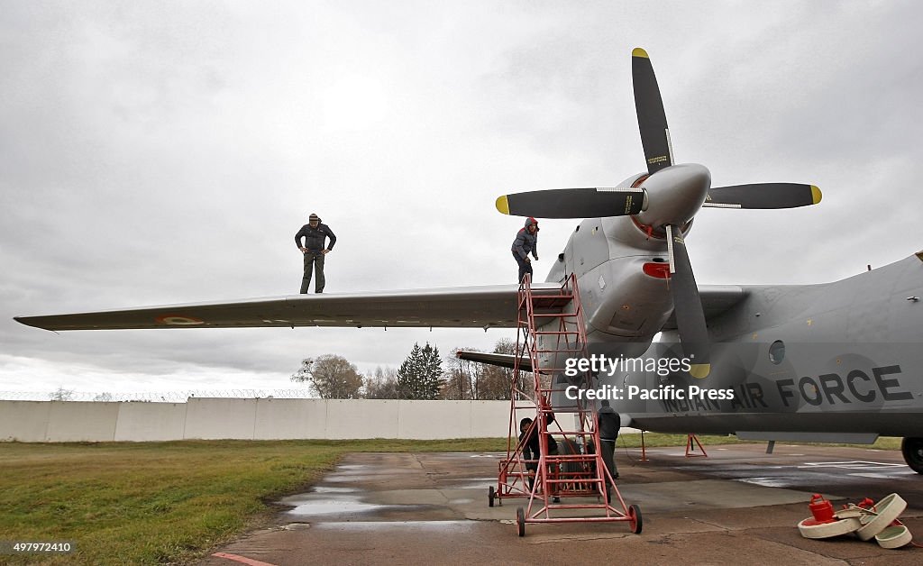 Representatives of Indian Air Force carry out inspections of...
