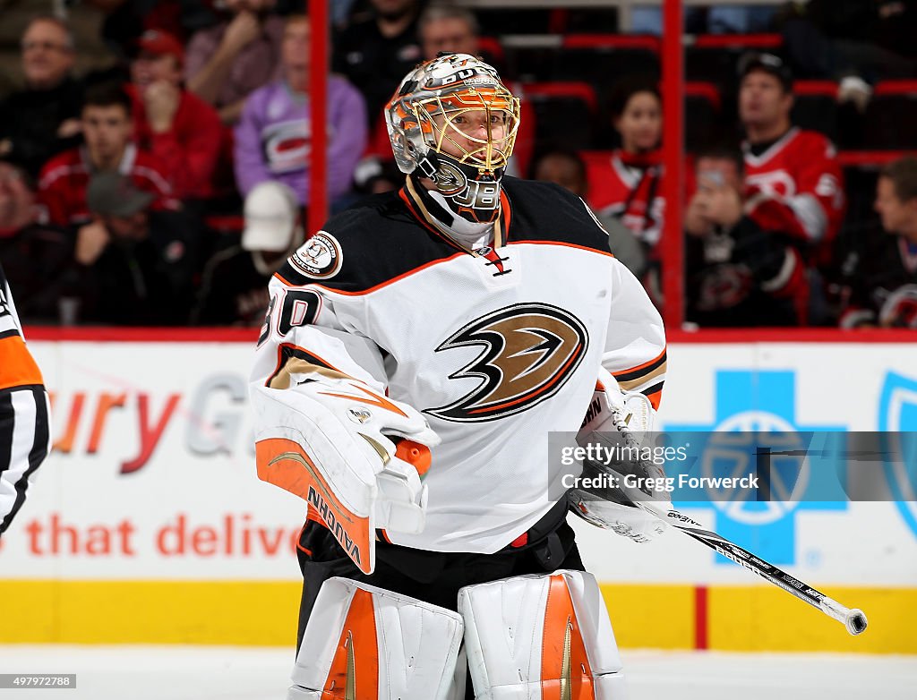 Anaheim Ducks v Carolina Hurricanes