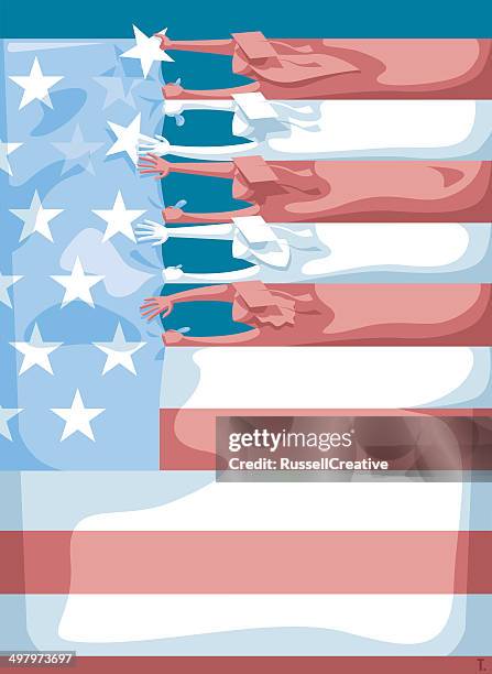united states graduates - camera crew stock illustrations