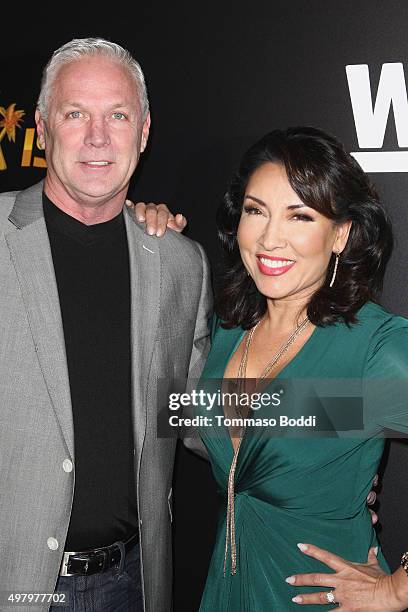 Directors Jim Carroll and Elizabeth Carroll attend the We tv celebrates the premiere of "Marriage Boot Camp" Reality Stars and "Ex-isled" at Le...