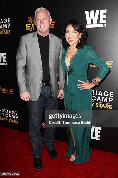 Directors Jim Carroll and Elizabeth Carroll attend the We tv celebrates the premiere of "Marriage Boot Camp" Reality Stars and "Ex-isled" at Le...