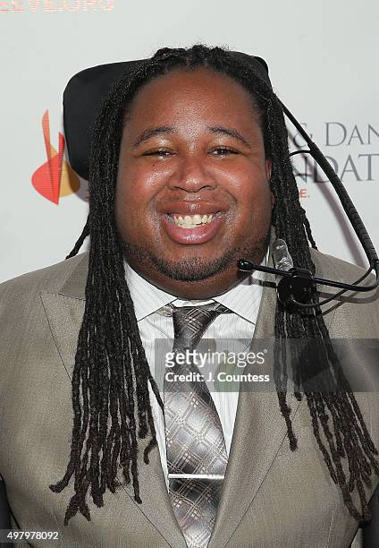 Eric LeGrand attends The Christopher And Dana Reeve Foundation's "A Magical Evening" Gala at Cipriani Wall Street on November 19, 2015 in New York...
