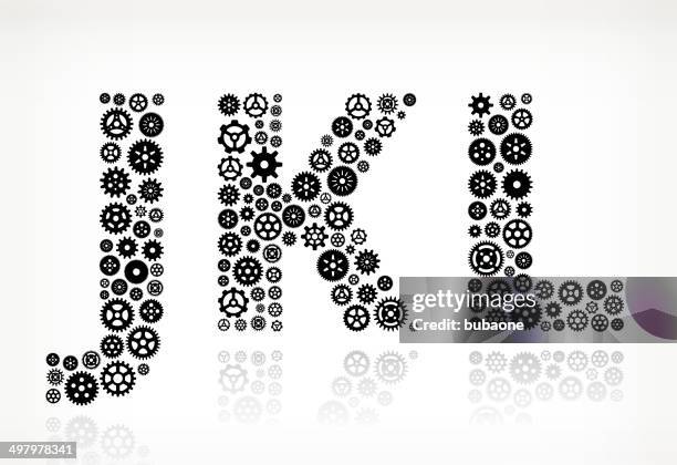 Jlk Vector Jkl On Black Royalty Free Vector Gears High-Res Vector Graphic - Getty ...